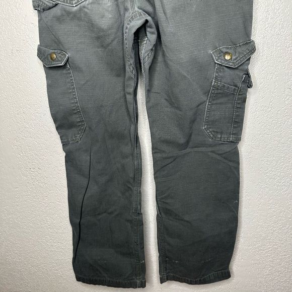 Carhartt Green RipStop Pants Moss Green 32x30 - Picture 7 of 7
